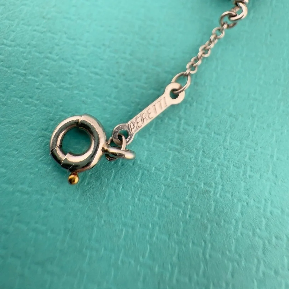 RARE Tiffany & Co. Vintage Tahitian Pearl & Diamond by the Yard Bracelet in Plat